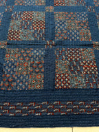 Handcrafted Ajarakh Patchwork Cotton Quilt / Rajai /Bedcover