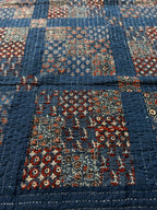 Handcrafted Ajarakh Patchwork Cotton Quilt / Rajai /Bedcover