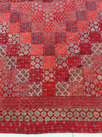 Handcrafted Ajarakh Patchwork Cotton Quilt / Rajai /Bedcover
