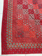 Handcrafted Ajarakh Patchwork Cotton Quilt / Rajai /Bedcover