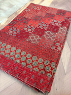 Handcrafted Ajarakh Patchwork Cotton Quilt / Rajai /Bedcover