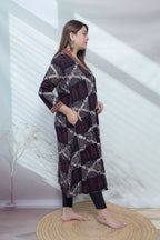 Diya Ajarakh V neck A Line Cotton Kurti/One Piece