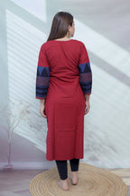 Bhoomi Ajarakh Dot Cotton Straight Kurti