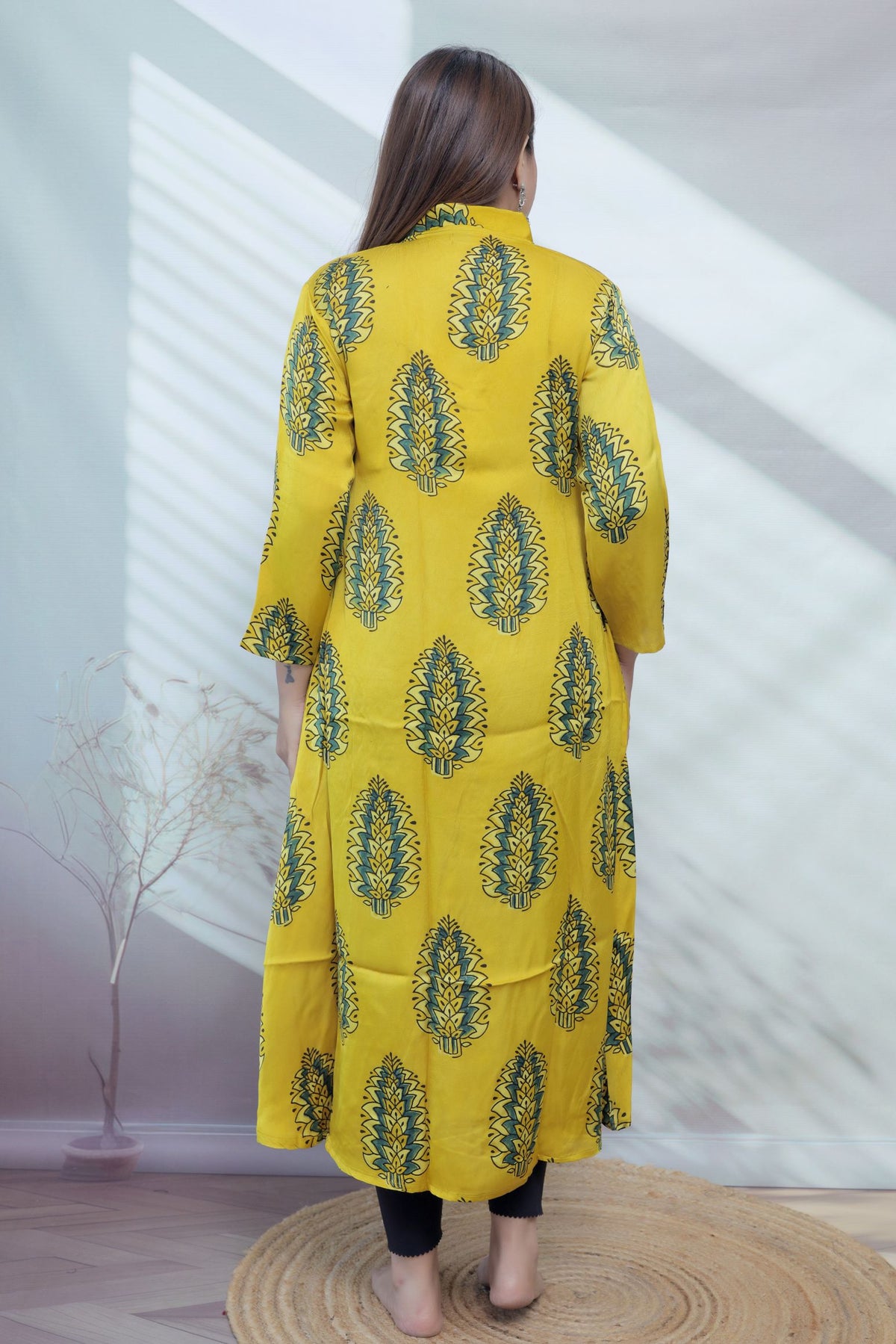 Keshvi Ajarakh Modal Silk One piece Kurti