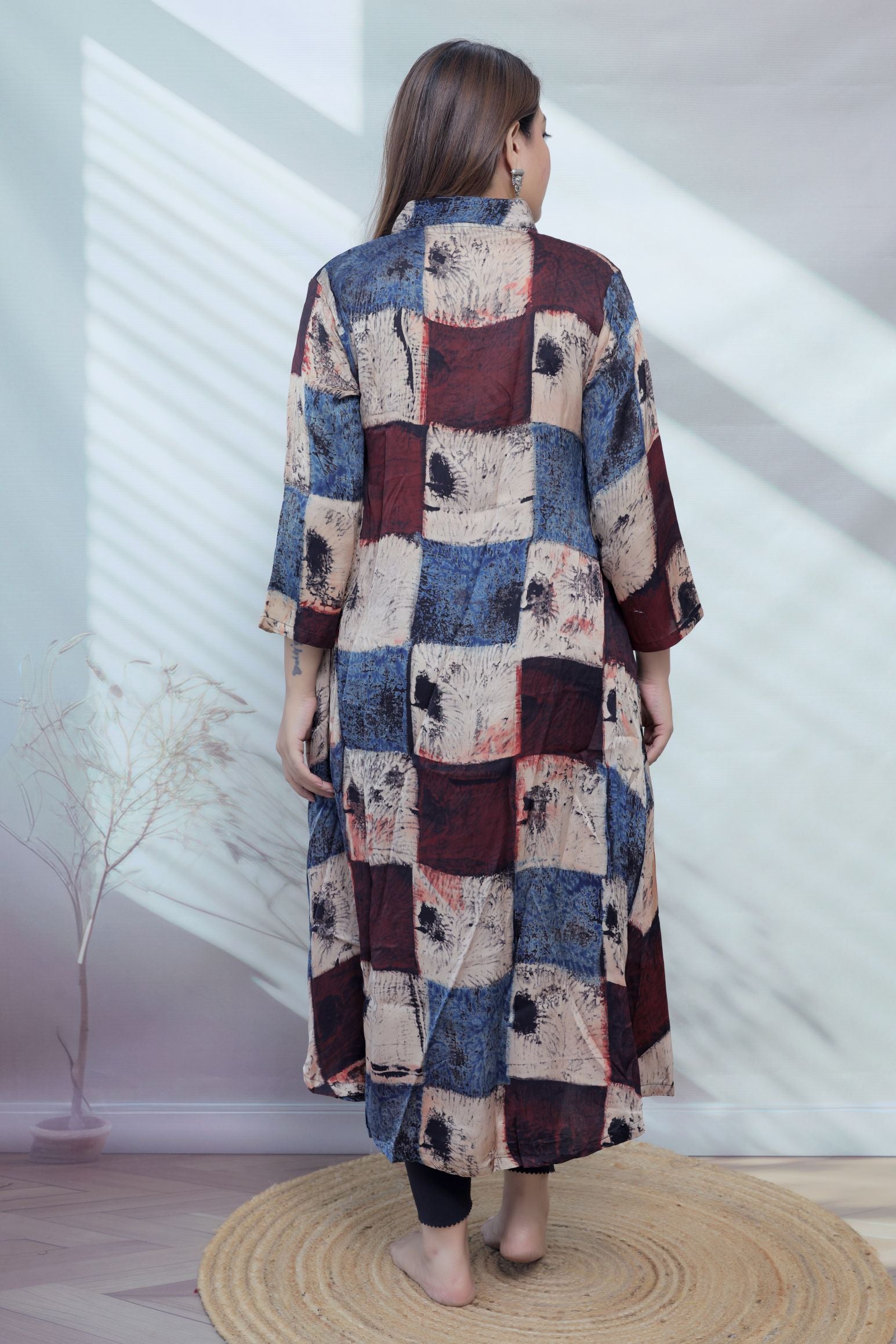 Keshvi Ajarakh Modal Silk One piece Kurti