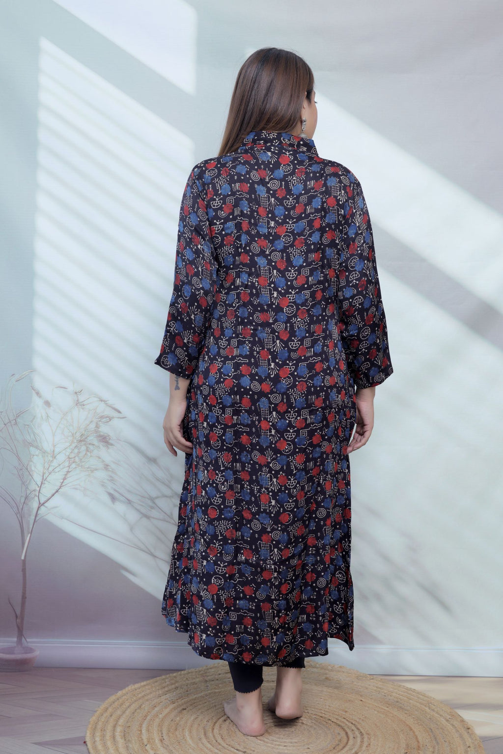 Keshvi Ajarakh Modal Silk One piece Kurti