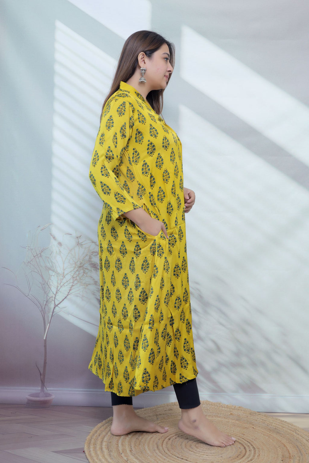 Keshvi Ajarakh Modal Silk One piece Kurti