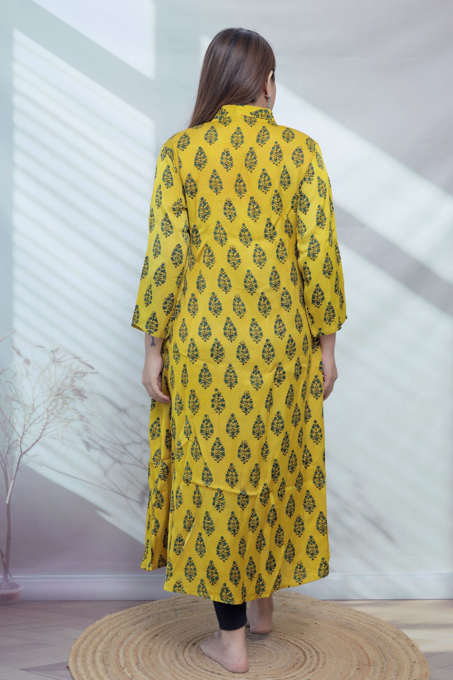 Keshvi Ajarakh Modal Silk One piece Kurti