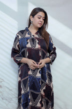 Keshvi Ajarakh Modal Silk One piece Kurti