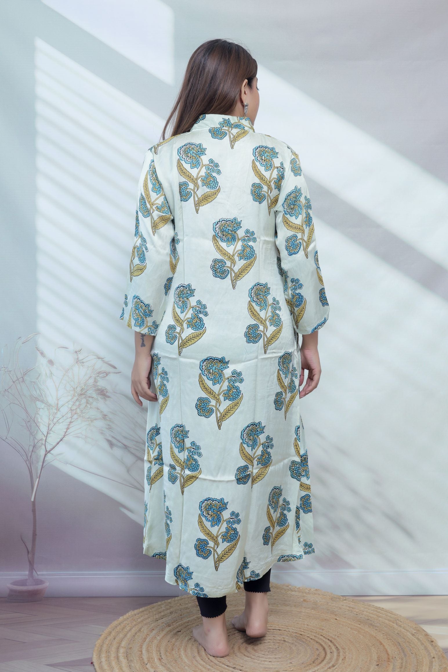 Keshvi Ajarakh Modal Silk One piece Kurti