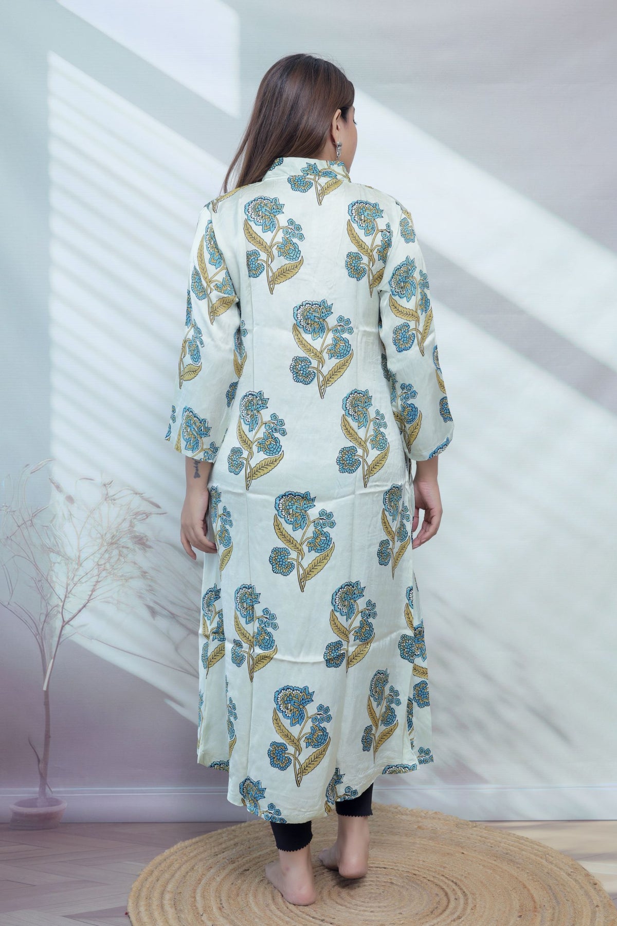 Keshvi Ajarakh Modal Silk One piece Kurti