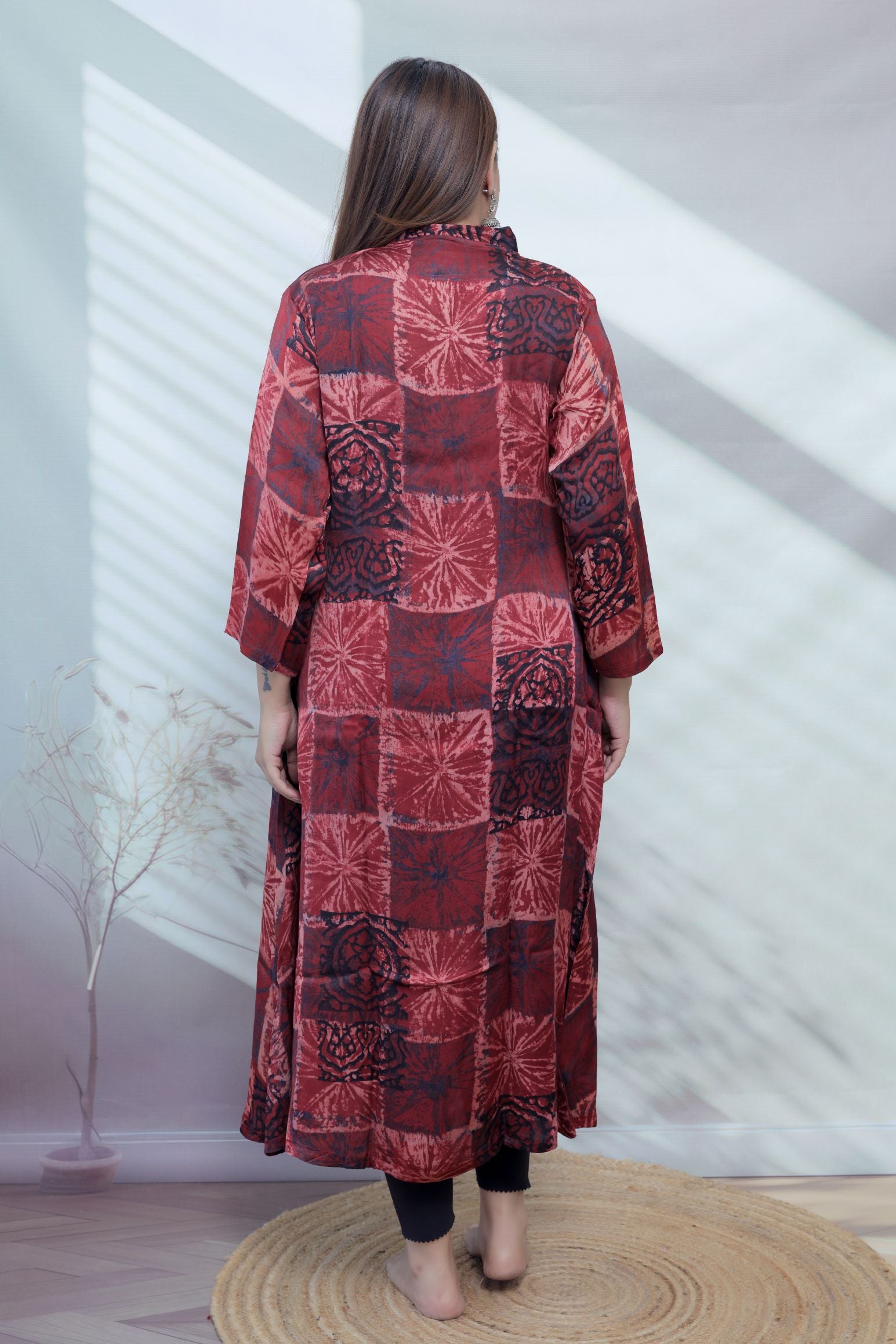 Keshvi Ajarakh Modal Silk One piece Kurti