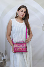 Kutchhi Pink Jari Hut - The Sling