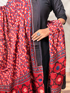 Ajarakh Modal Silk Dupatta