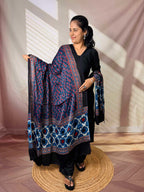 Ajarakh Modal Silk Dupatta