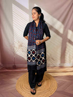 Ajarakh Modal Silk Dupatta