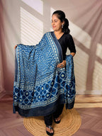 Ajarakh Modal Silk Dupatta