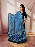 Ajarakh Modal Silk Dupatta