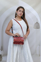 Maroon Bandhej Hut - The Sling
